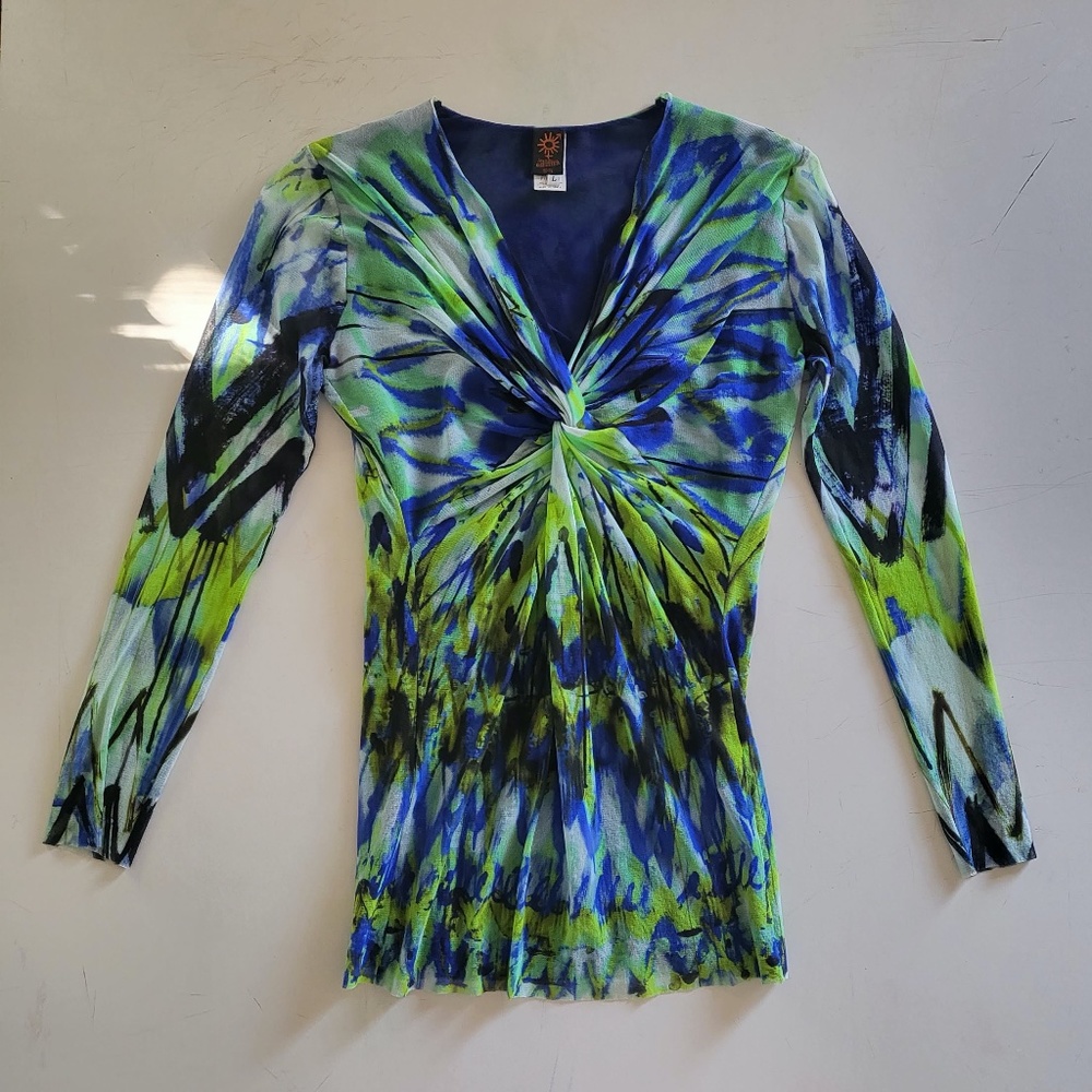 JEAN PAUL GAULTIER SOLEIL Vintage Printed Blouse